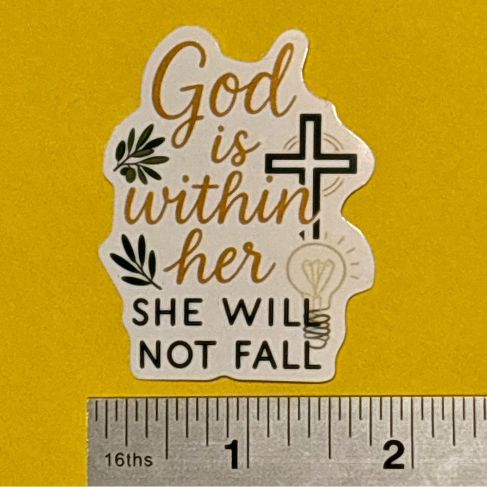 10/$10 Christian God Aesthetic Vinyl Sticker -Waterproof Water Bottle Laptop - Picture 2 of 2